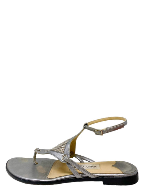 Sandalias Plateadas