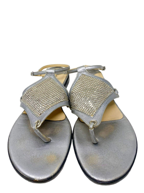 Sandalias Plateadas
