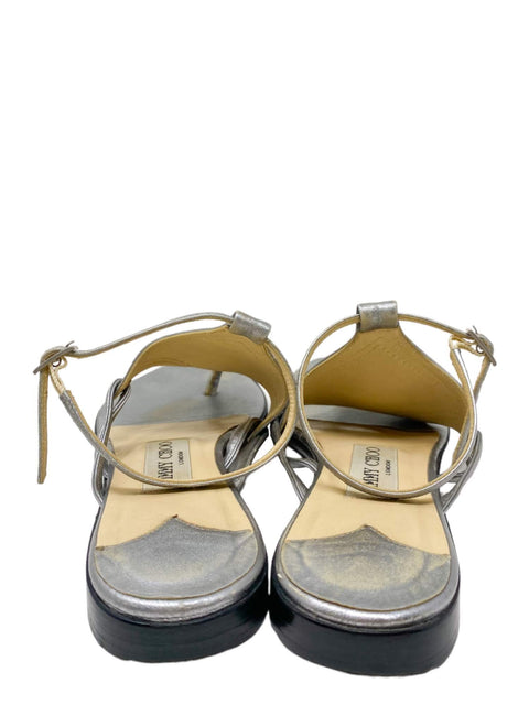 Sandalias Plateadas