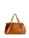 Cartera "Grained Leather Handle Bag"