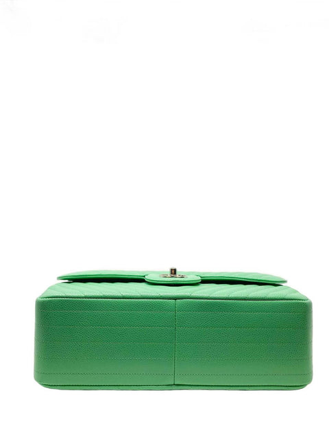 Cartera "Chevron Jumbo Double Flap Bag"