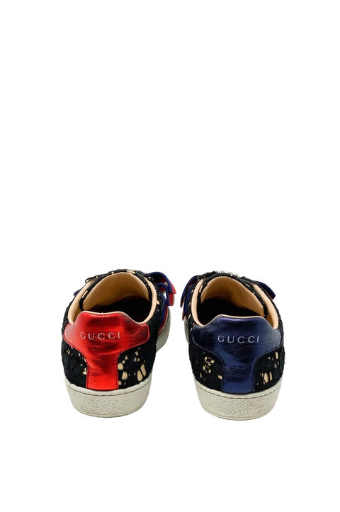 Tenis "Ace Crystal-Embellished Lace"