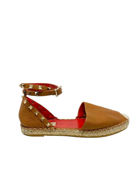 Espadriles "Rockstud Accents Leather D'Orsay Flats"