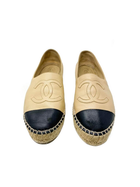 Espadrilles "Interlocking CC Logo Lambskin"