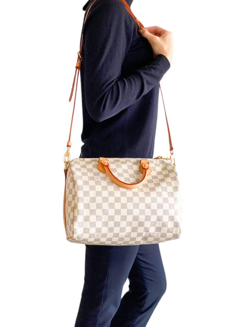 Bolso "Damier Azur Speedy 30 Bandouliere"