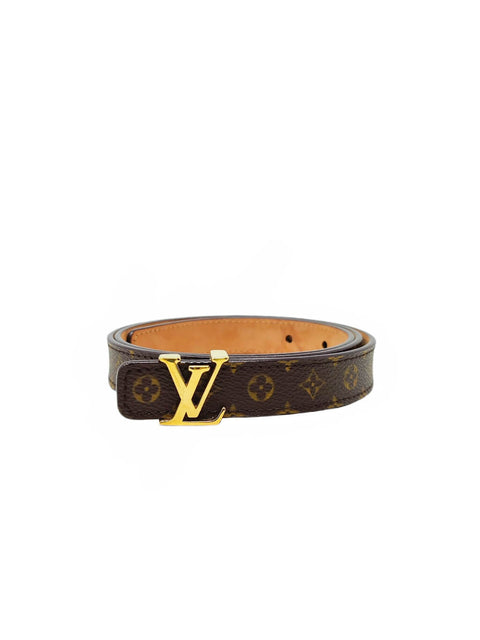 Correa "LV Monogram Coated Canvas Belt"