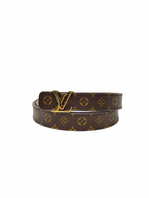 Correa "LV Monogram Coated Canvas Belt"