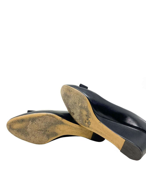 Tacones "Leather Bow Accents Pumps"
