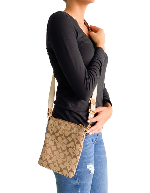 Cartera Crossbody Café