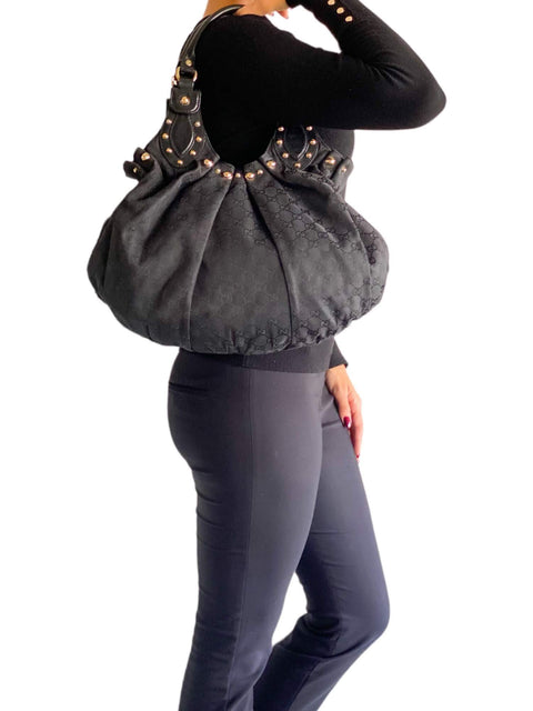 Bolso "Pelham Shoulder Bag Studded GG Canvas Medium"