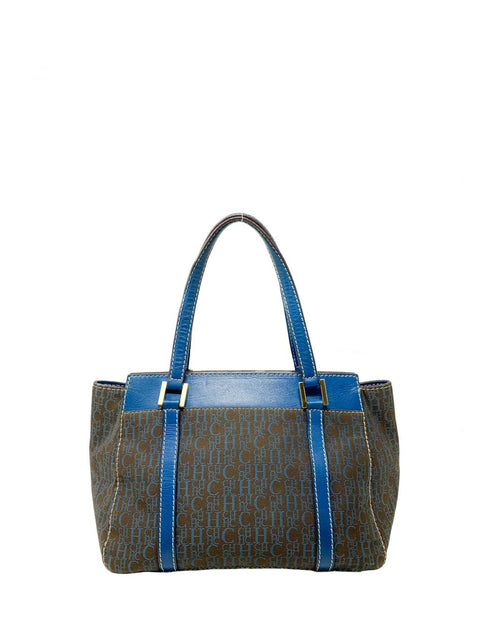 Cartera Marrón y Azul