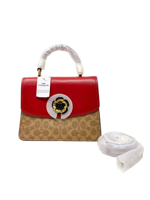 Cartera "Parker Top Handle In Signature Canvas"