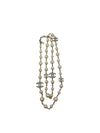 Collar "Strass &amp; Faux Pearl CC Bead Strand Necklace"