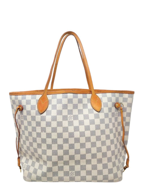 Cartera "Neverfull MM Damier Azur"