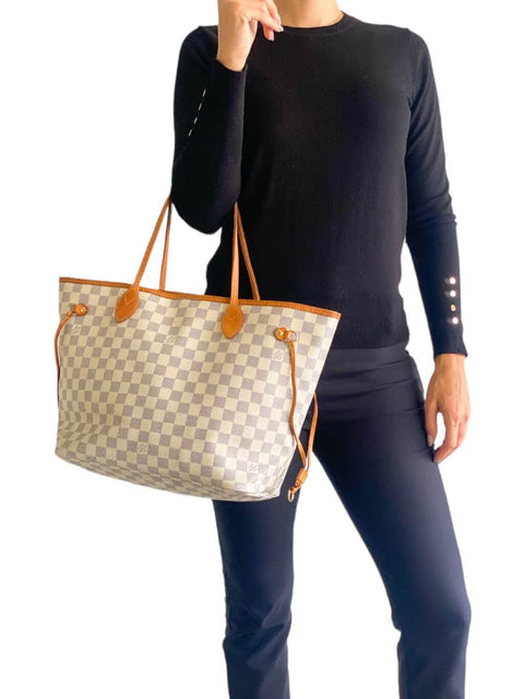 Cartera "Neverfull MM Damier Azur"