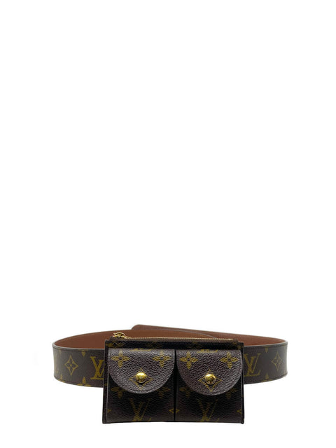 Riñonera "Monogram Pochette Duo Belt Bag"