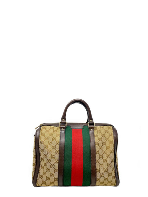 Cartera "GG Canvas Web Boston Bag"