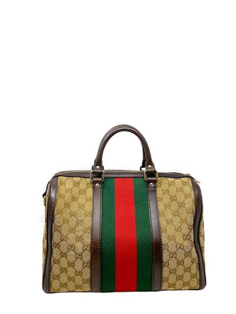 Cartera "GG Canvas Web Boston Bag"