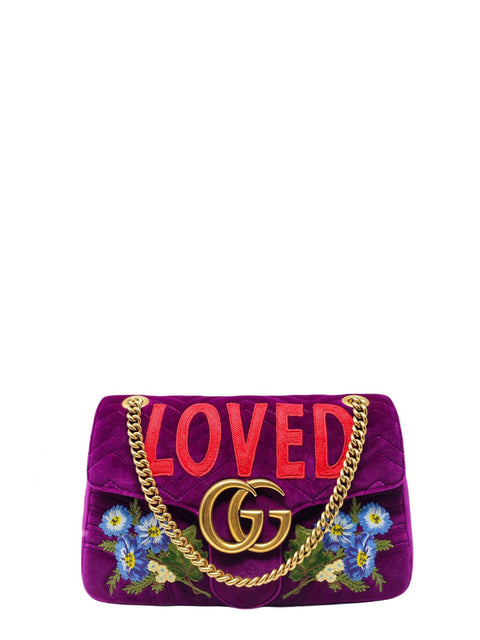 Cartera "Gucci GG Marmont Loved Velvet"