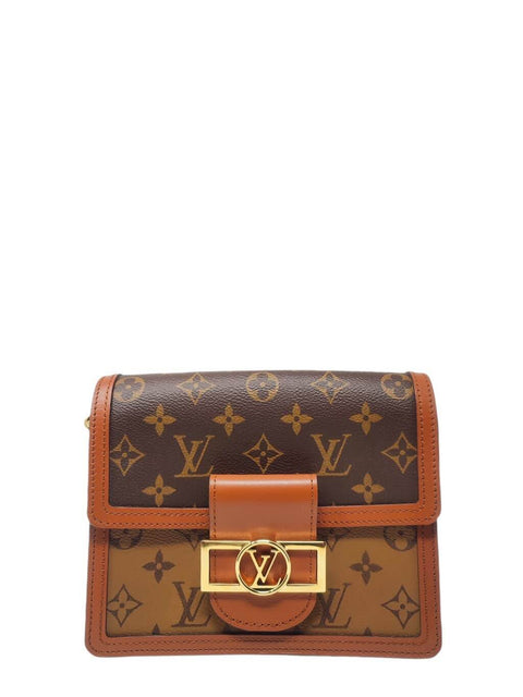 Cartera "2021 Reverse Monogram Mini Dauphine"