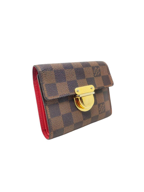 Billetera "Damier Ebene Pattern Koala Wallet"