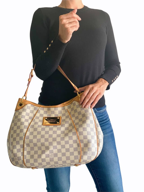 Cartera "Galliera GM Damier Azur"