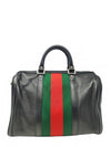 Cartera "Gucci Web Medium Leather Boston Bag"