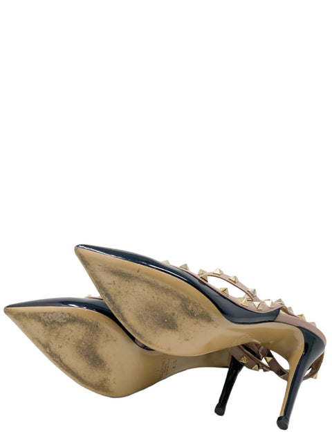 Tacones "Rockstud Accents Patent Leather"