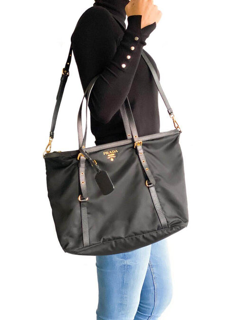 Cartera "Nero Tessuto Tote"