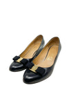 Tacones "Leather Bow Accents Pumps"