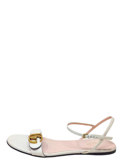 Sandalias "GG Logo Leather Sandals"