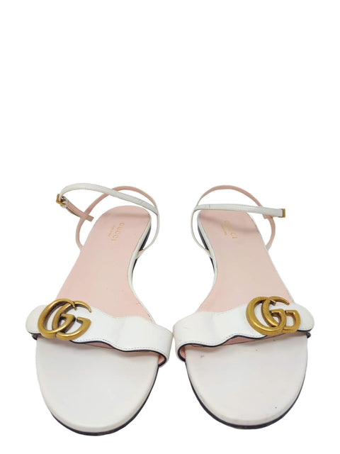 Sandalias "GG Logo Leather Sandals"