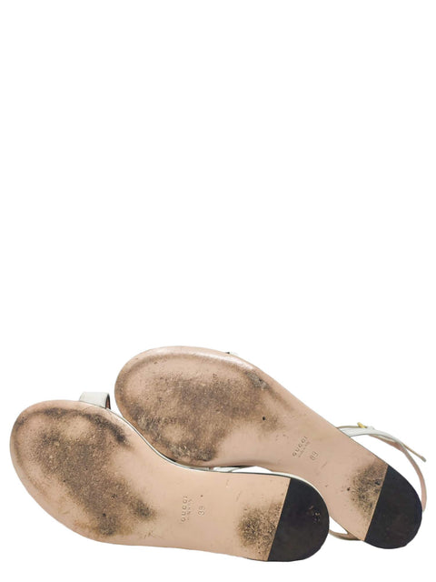 Sandalias "GG Logo Leather Sandals"