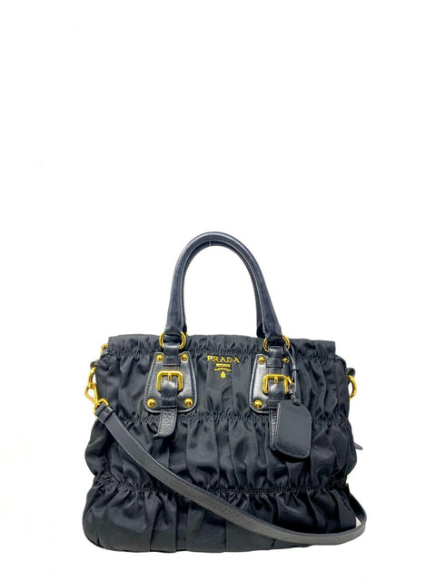 Cartera "Gaufre Tessuto Satchel"