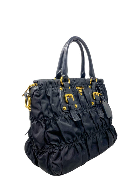 Cartera "Gaufre Tessuto Satchel"