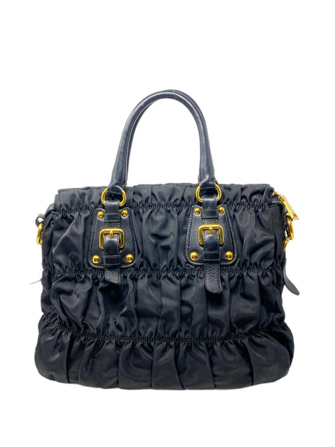 Cartera "Gaufre Tessuto Satchel"