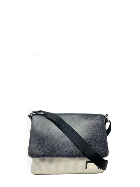 Cartera Plateada y Negra