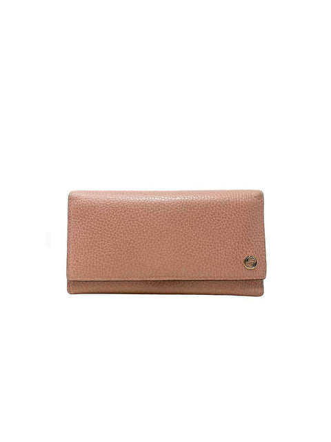 Billetera "Interlocking G Leather Continental"