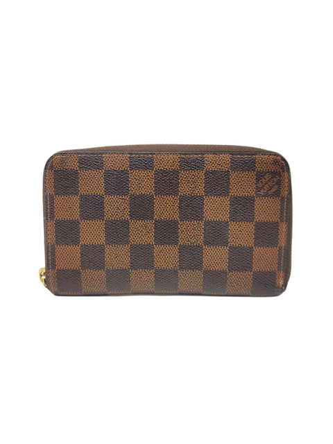 Billetera "Damier Ebene Pattern Zippy Compact"