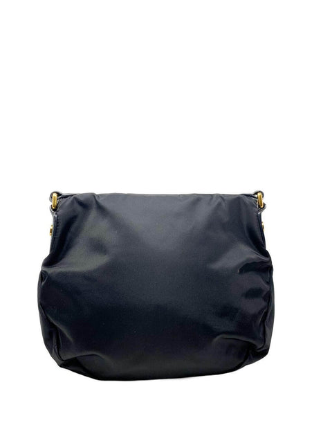 Cartera "Leather-Trimmed Nylon Crossbody"