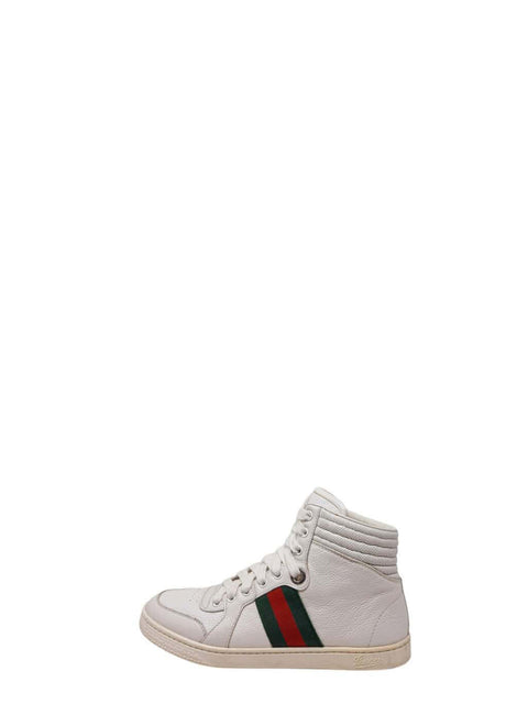 Tenis “Web Accent Leather Sneakers”