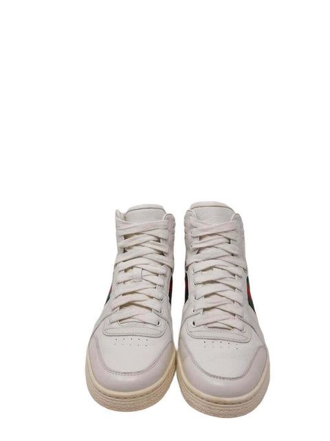 Tenis “Web Accent Leather Sneakers”