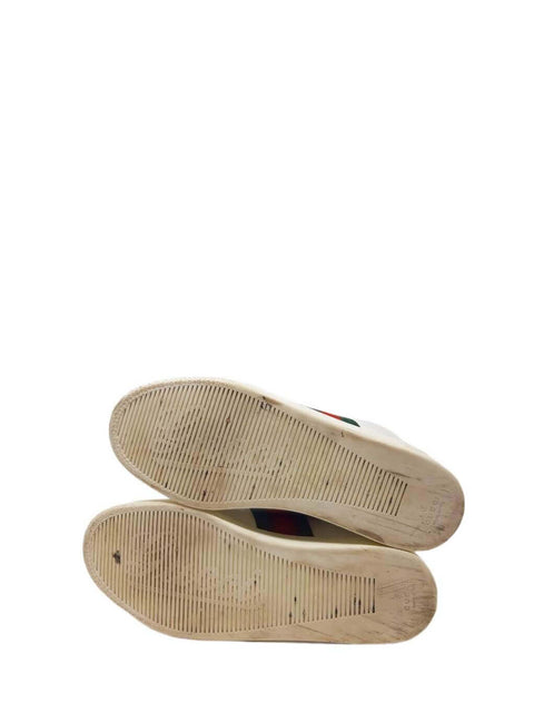 Tenis “Web Accent Leather Sneakers”
