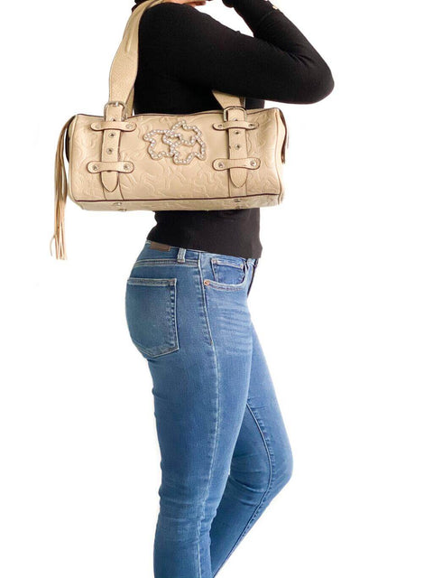 Cartera Beige