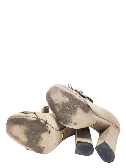 Tacones "Double G Suede Pumps"