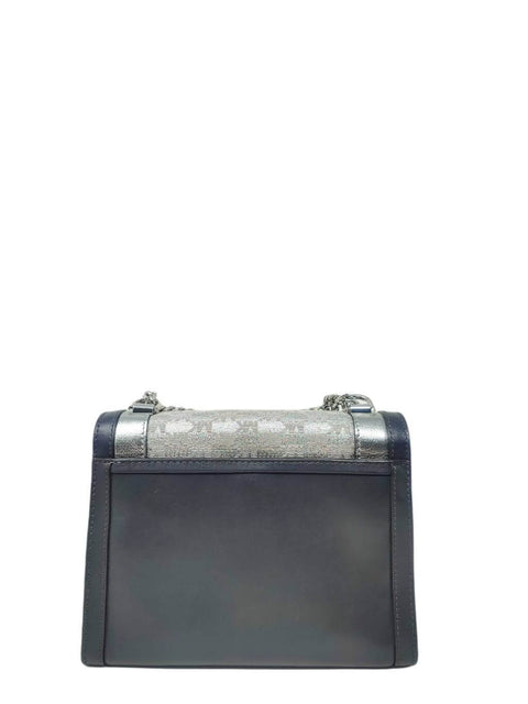 Cartera "Wool Chain-Link Crossbody Bag"