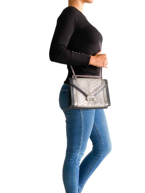 Cartera "Wool Chain-Link Crossbody Bag"