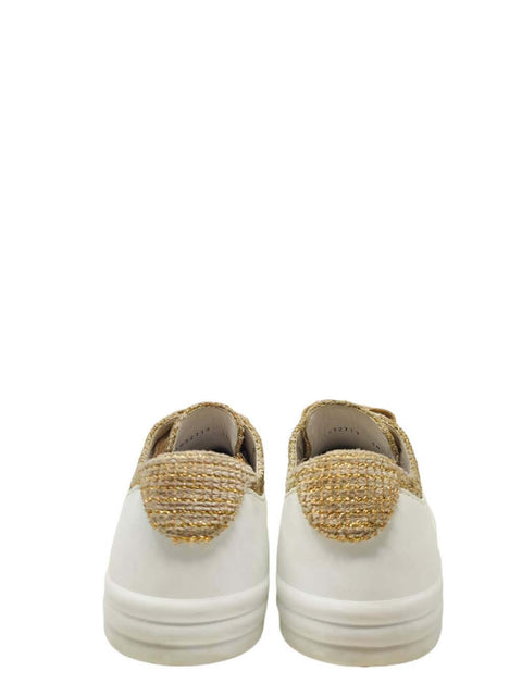 Tenis "Interlocking CC Logo Leather Sneakers"