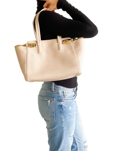 Cartera "Leather Gancio Tote"