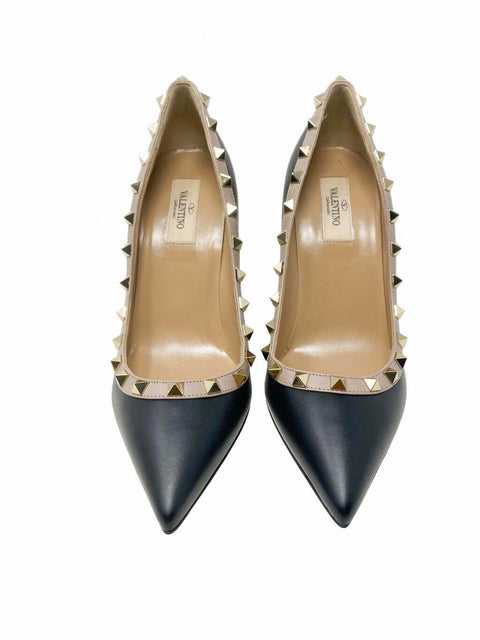 Tacones "Rockstud Accents Leather Pumps"